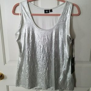 NWT Rockstar silver tank by Rock & Republic L